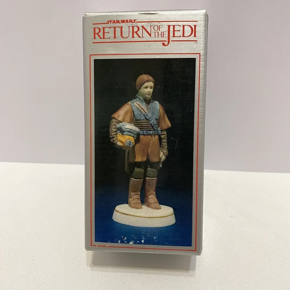 Star Wars Return of the Jedi Princess Leia Porcelain Figurine Hand Painted VTG‎